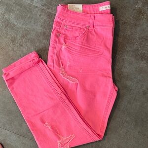 Tinseltown crop stretch jean